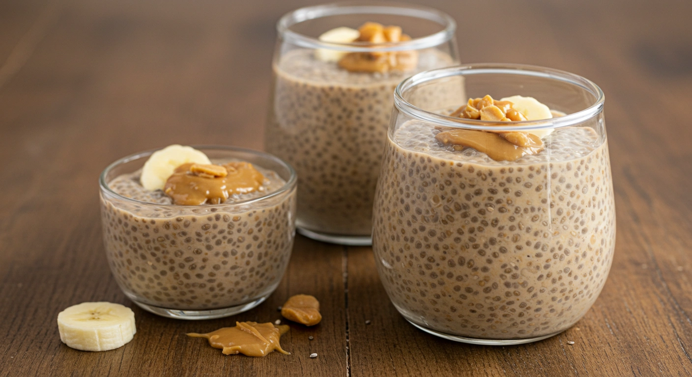 Peanut Butter Banana Chia Pudding - tertiary view